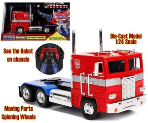 95637 TRANSFORMERS GENERATION 1 OPTIMUS PRIME 1/24 DIE-CAST MODEL