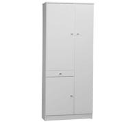 95729 Q.TA' 1 MOBILE 3 ANTE +1 CASSETTO 77X34X183 BIANCO LACC. 323TL