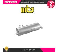 95790 Marmitta terminale per Peugeot 206 (MARCA MTS)..