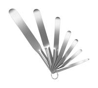 958-G01 Caulking Spatula Set Multi-Purpose Caulking Tool 7-Piece Streamline Caulk Spatula Tools Stainless Steel Tip Widths From 3/8” To 1-1/2” Caulk Applicator