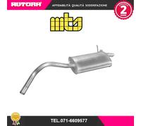 95850 Silenziatore posteriore adatto a Renault Kangoo (MARCA MTS)..