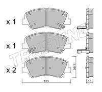 959.0 TRUSTING PAST.FRE.HYUNDAI Accent IV-KIA RIO III Trusting Freni