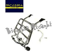 9595 - PORTAPACCHI ANTERIORE CROMATO VESPA 125 250 300 GTS SUPER