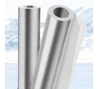 95cm Tubo Isolante Per Tubature Antigelo Per Esterni Schiuma Tubo ID 22-90 mm Flessibile Isolamento Manicotto Isolante Autoadesivo Semiaperto Protezione Solare Impermeabile(27mmx20mmx95cm)