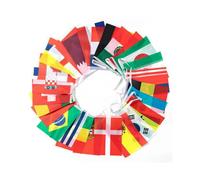 95ft 100 Countries String Flags World Flags International Flags Flag Party Decoration 14x21cm