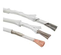 95ft Mica High Temp Wire, 500-800℃ Rating, Pure Copper/Nickel Conductor, 20-9 AWG Single Core Heating Cable(Pure Copper,11AWG 4mm2)