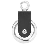 95mm Industrial - Grade Pulley Wheel | 360° Swivel Aluminum Alloy Exercise Pulley | Quiet Workout Bracket for Home Gym/DIY Cable Systems | Oxidation - Protected Hanging Wheel