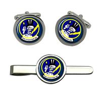 95th Fighter Squadron USAF Gemelli E Fermacravatta Set
