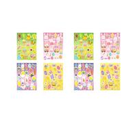 96/144 Pz Cartoon Conigli Uova Adesivo Etichetta Da Imballaggio Per Scrapbooking Ufficiale Busta Sigillo Carta Album Imballaggio