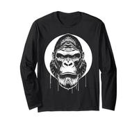 96.4% Abbigliamento Silverback Gym, Body Building, Gorilla Head Maglia a Manica