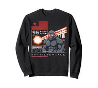 96.4% Silverback Abbigliamento palestra, body building, Strongman, fuoco Felpa