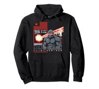 96.4% Silverback Abbigliamento palestra, body building, Strongman, fuoco Felpa con Cappuccio