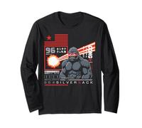 96.4% Silverback Abbigliamento palestra, body building, Strongman, fuoco Maglia a Manica