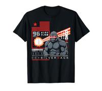 96.4% Silverback Abbigliamento palestra, body building, Strongman, fuoco Maglietta