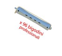 96 BIGODINI PROFESSIONALI PERMANENTE Forati Lunghi Diametro 13 mm Parrucchiere
