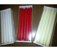 96 candele coniche cm 25 per candelieri per la casa per i ristoranti per feste