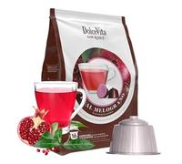 96 capsule Bevanda TE al MELOGRANO marchio DOLCE VITA compatibili con macchine DOLCE GUSTO - Senza lattosio - Senza lattosio - Senza soia - Senza caffeina - Senza glutine - Vegano - Tè - Thè *