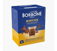 Caffe Borbone MiniCiock, Bevanda al gusto di Cioccolato - 16 capsule