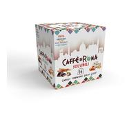 96 Capsule CAFFE di Roma compatibili con Nescafè Dolce Gusto GINSENG senza LATTOSIO XL senza GLUTINE e Senza Grassi Idrogenati - Più Grammi Più Gusto - 6 Astucci da 16 capsule -