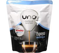96 CAPSULE CAFFE' KIMBO UNO SYSTEM MISCELA DEKAFFEINATO ORIGINALI 100%