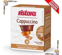 96 CAPSULE CAPPUCCINO RISTORA 100 % COMPATIBILE LAVAZZA A MODO MIO