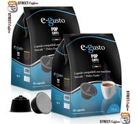 96 Capsule Cialde Caffè Pop E Gusto Decaffeinato Deca compatibili Dolce Gusto