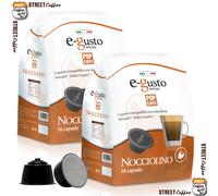 96 Capsule Cialde Caffè Pop E-Gusto Nocciolino Compatibili Nescafè Dolce Gusto