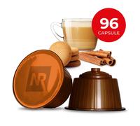96 Capsule Compatibili caffe NESCAFE DOLCE GUSTO Cappuccino Biscotto e Cannella