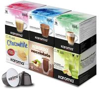 96 Capsule compatibili DOLCEGUSTO Karoma® Bevande 6 confezioni da 16 capsule