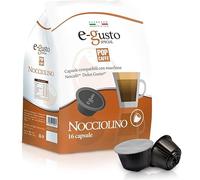 96 Capsule NOCCIOLINO marchio POP CAFFE' compatibile con DOLCE GUSTO nocciolino - senza glutine - senza lattosio E-Gusto *