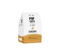 96 Capsule POP CAFFE E-TUO Bevanda GINSENG solubile Compatibili con Aroma Vero, Fior Fiore, Lui l' Espresso e Martello *