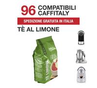 Italian Coffee 96 Capsule Tè al Limone Compatibile con Caffitaly System