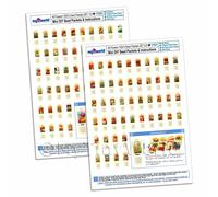 96 Casa Delle Bambole Fiore Pacchetti di Semi 2x A4 Valore Fogli Set Completo