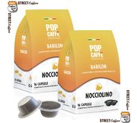 96 Cialde Capsule Caffè Pop Babilon Miscela Nocciolino Compatibile Bialetti