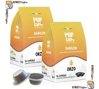 96 Cialde Capsule Caffè Pop Babilon Miscela Orzo Compatibile Bialetti