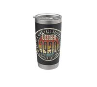 96° Compleanno Vintage Ottobre 1930 Retro Edizione Limitata Bicchiere termico in acciaio inox doppia parete
