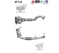 96 KW 131 CV CATALIZZATORE PER Lancia Lybra 839 1.8 16V