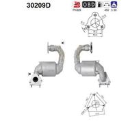 96 KW 131 CV CATALIZZATORE PER Renault Laguna III Grandtour KT0/1 2.0 dCi