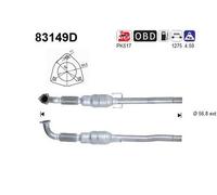 96 KW 131 CV CATALIZZATORE PER Rover 75 Tourer RJ 2.0 CDTi