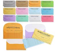 96 Pack Bulk Budget Envelopes for Cash System Budgeting Tracker Binder Money Saving Challenge 12 Colors (6.5 x 3 In)