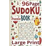96 Page Sudoku Puzzle Book: Large Print
