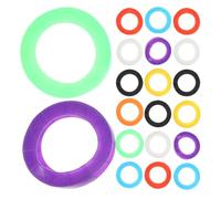 96 Pezzi Copri Chiavi Rotondi, Identificatori Colorati | Protezione Antiscivolo, per Set Numerosi, Casa e Ambienti Multitasking, Ufficio e Cassetta Postale