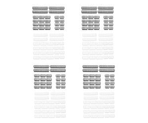96 pezzi/lotto scheda madre per PC 24 pin 8 pin 6 pin per computer con guaina fino a