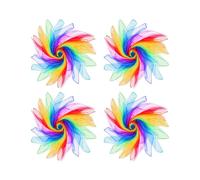 96 Pezzi Sciarpe da Giocoleria per Bambini Sciarpe da Ballo per Lezioni di Musica Sciarpe Ritmiche Sete da Gioco per il Movimento Dei Bambini