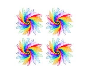 96 Pezzi Sciarpe da Giocoleria per Bambini Sciarpe da Ballo per Lezioni di Musica Sciarpe Ritmiche Sete da Gioco per il Movimento Dei Bambini
