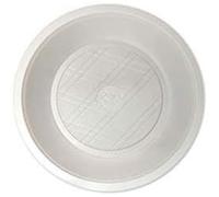 96 PIATTI FONDI tondi BIOCOMPOSTABILI da 21 cm - plastic free 1DUW
