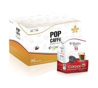 96 POP CAFFE CORTADO Capsule compatibili con Dolce Gusto - POP CAFFE E-GUSTO CORTADO solubile compatibile con Macchine Nescafè Dolce Gusto - 6 Sacchetti da 16 -