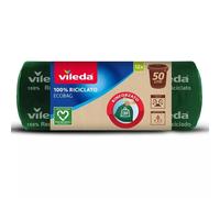 96 SACCHI BUSTE IMMONDIZIA SPAZZATURA RIFIUTI 69x75 50LT ECOBAG 100% VILEDA 2025