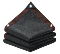 96% Shading Rate Black Sunblock Shade Net, Sunblock Traspirante Ombra Net, Ombra Netta Resistente UV, Ombra Panno per Balcone Esterno, Cortile, Patio, Pergola (2x2m)