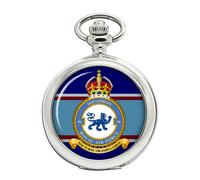 96 Squadron RAF Orologio Da Tasca Ravel Quarzo Cassa Cromo Argento